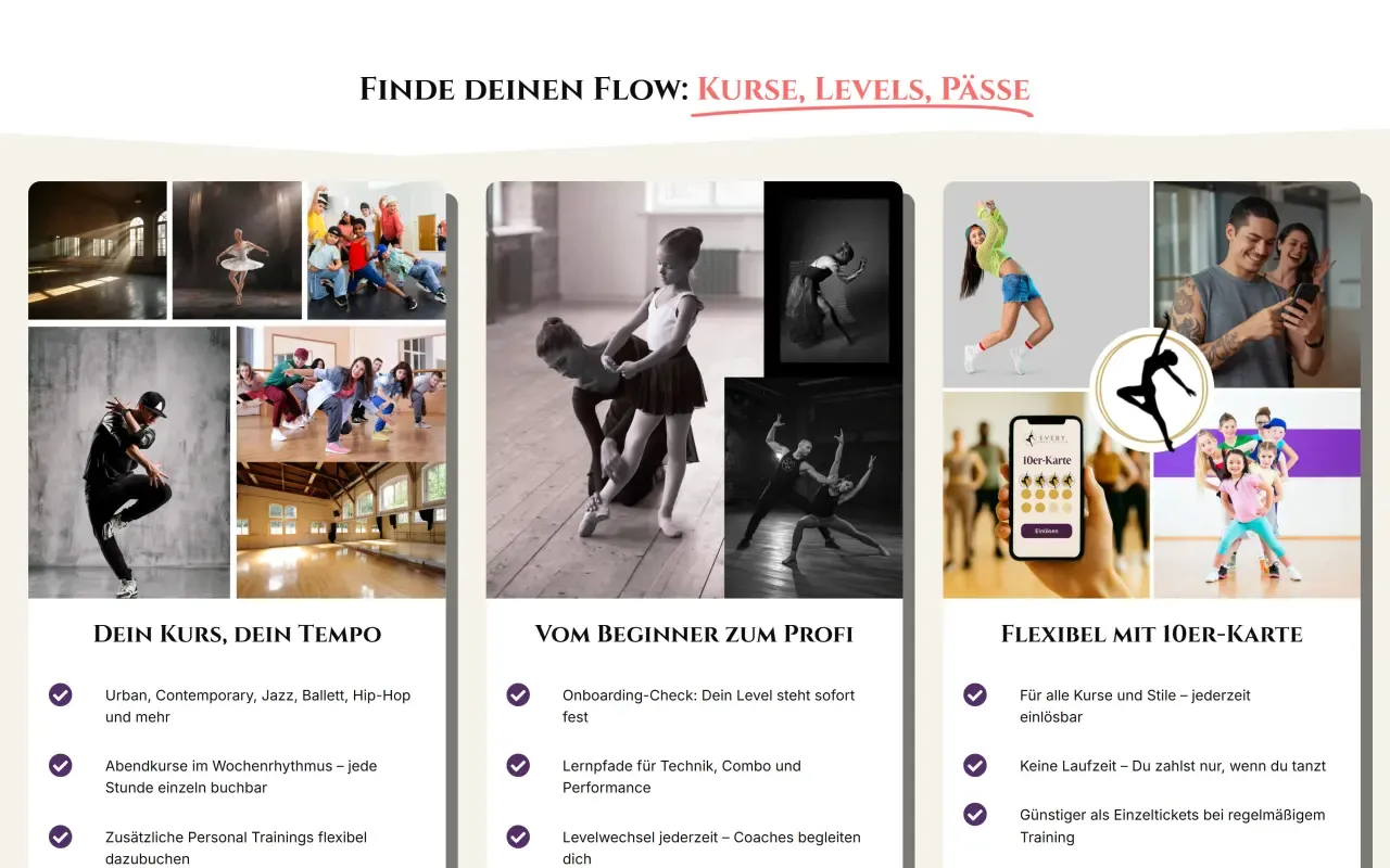 Designkonzept Every Dance Tanzstudio – Ansicht 3 von 5